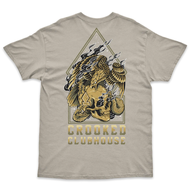 CROOKED-CLUBHOUSE-BRASS-T-SHIRT - T-SHIRT - Synik Clothing - synikclothing.com