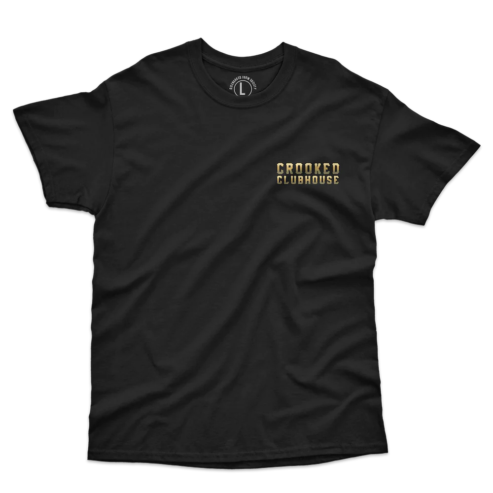 CROOKED-CLUBHOUSE-BRASS-T-SHIRT - T-SHIRT - Synik Clothing - synikclothing.com