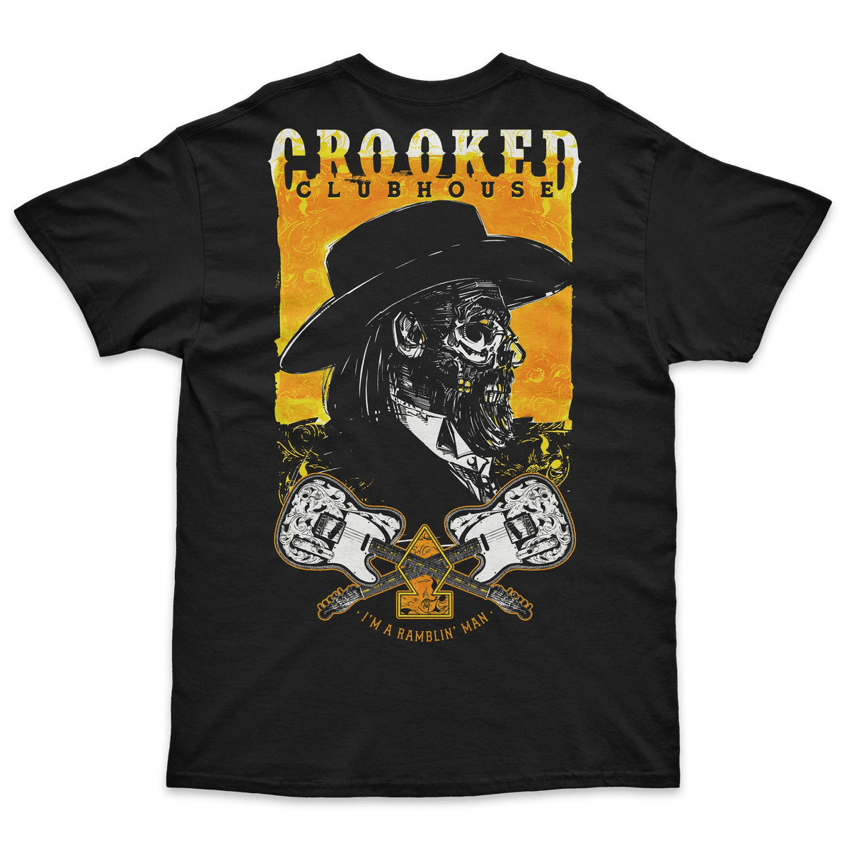 CROOKED-CLUBHOUSE-RAMBLING-MAN-T-SHIRT - T-SHIRT - synikclothing.com