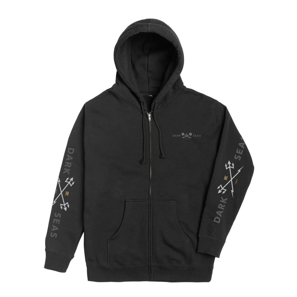 DARK SEAS HEADMASTER FLEECE - ZIP HOODIE - synikclothing.com