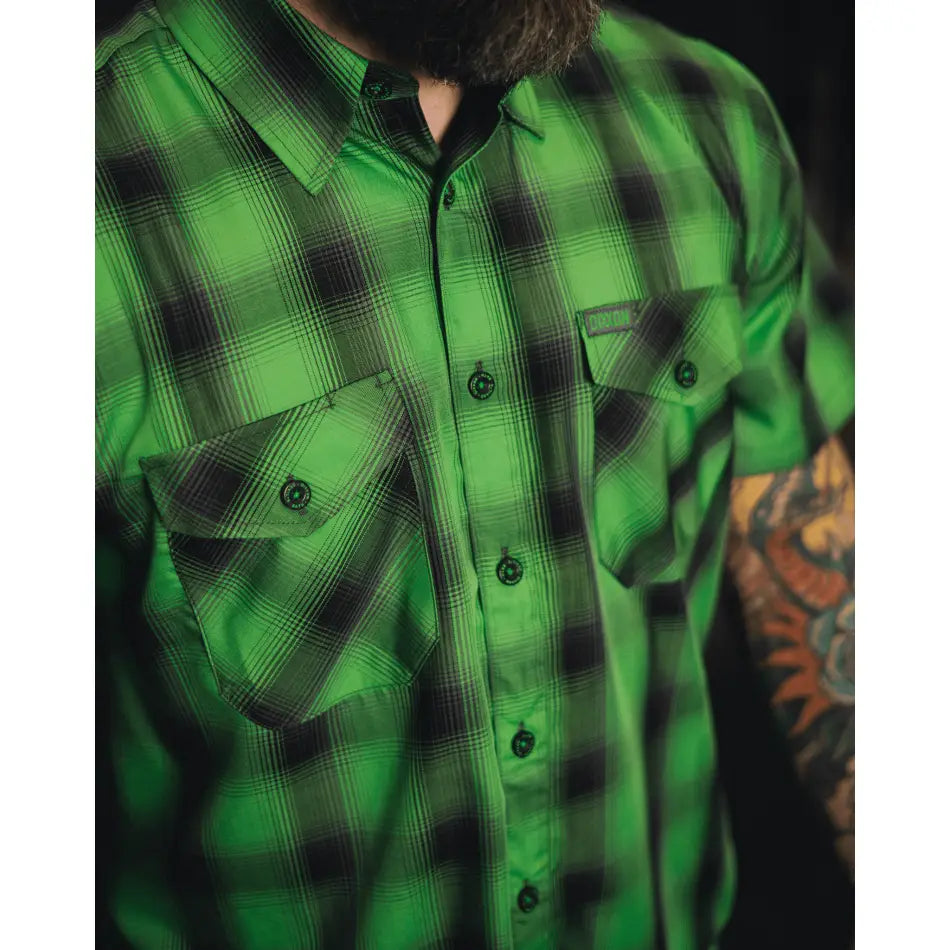 DIXXON FLANNEL DEVILS BATH SS BAMBOO - BAMBOO - synikclothing.com