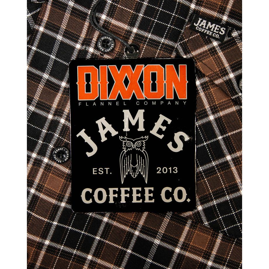 DIXXON 2024 JAMES COFFEE CO FLANNEL WITH BAG - FLANNEL - synikclothing.com