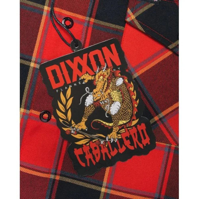 DIXXON-CABALLERO-DRAGON-FLANNEL-MENS-WITH-BAG - FLANNEL - synikclothing.com