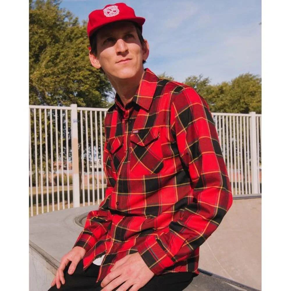 DIXXON-CABALLERO-DRAGON-FLANNEL-MENS-WITH-BAG - FLANNEL - synikclothing.com