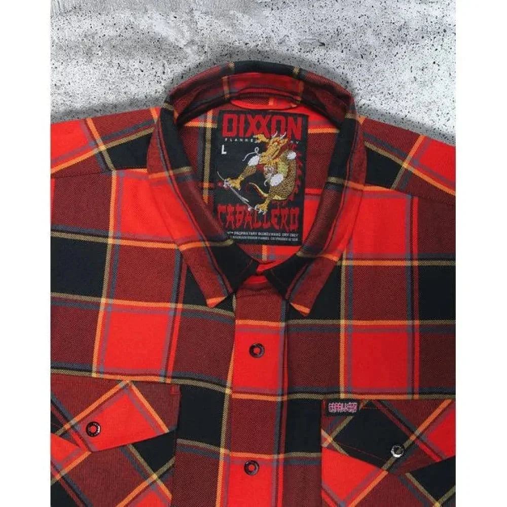 DIXXON-CABALLERO-DRAGON-FLANNEL-MENS-WITH-BAG - FLANNEL - synikclothing.com