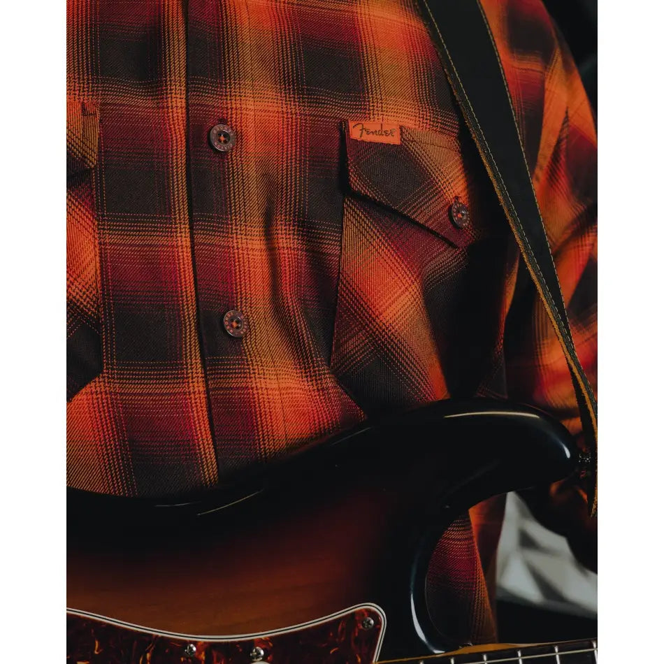 DIXXON FENDER STRATOCASTER FLANNEL WITH BAG - FLANNEL - synikclothing.com