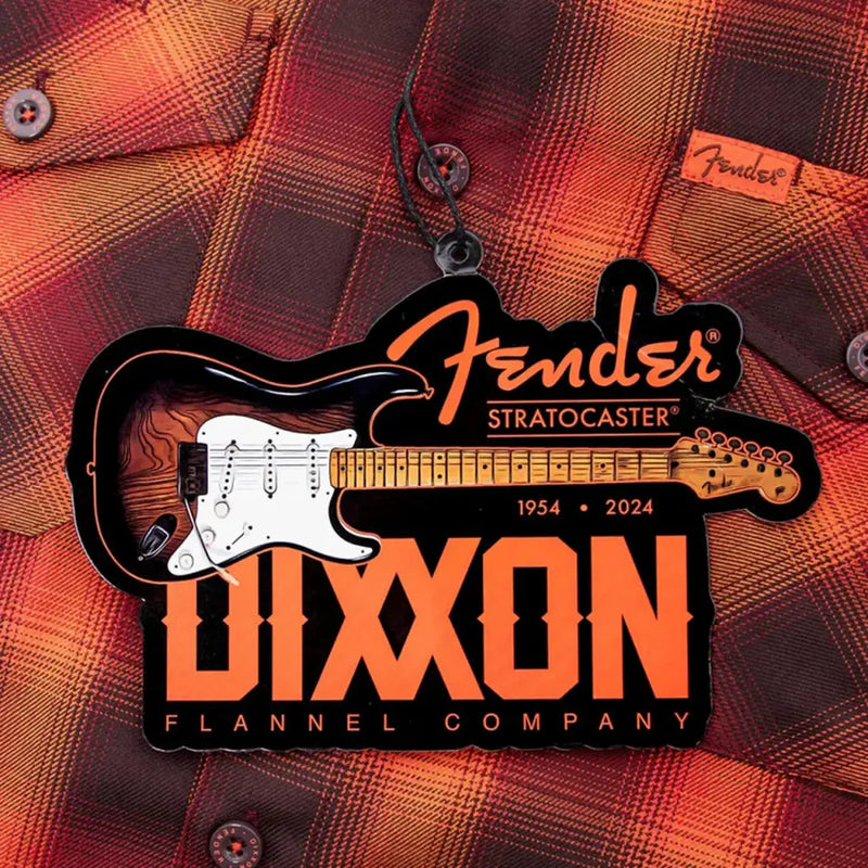 DIXXON FENDER STRATOCASTER FLANNEL WITH BAG - FLANNEL - synikclothing.com