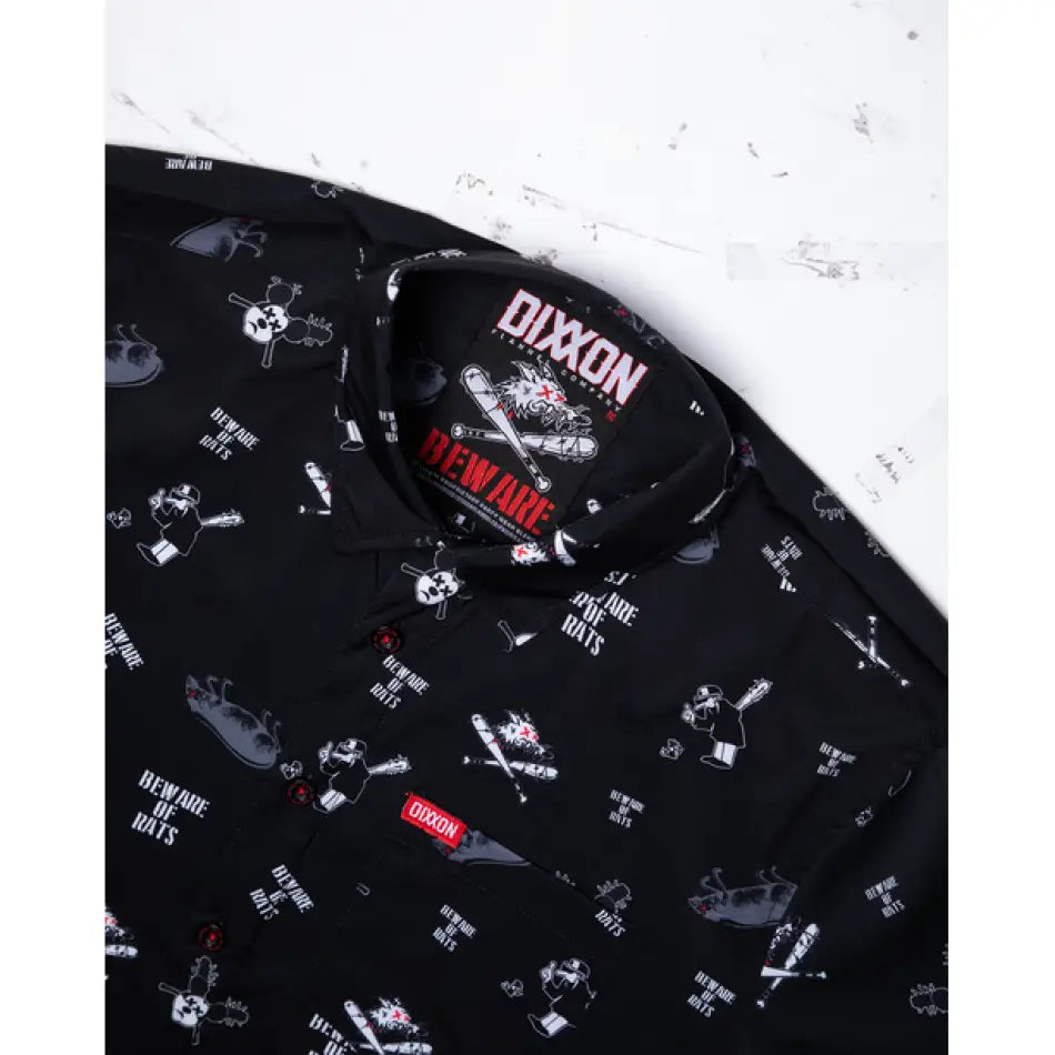 DIXXON FLANNEL BEWARE PARTY SHIRT WITH BAG - PARTY SHIRT - synikclothing.com