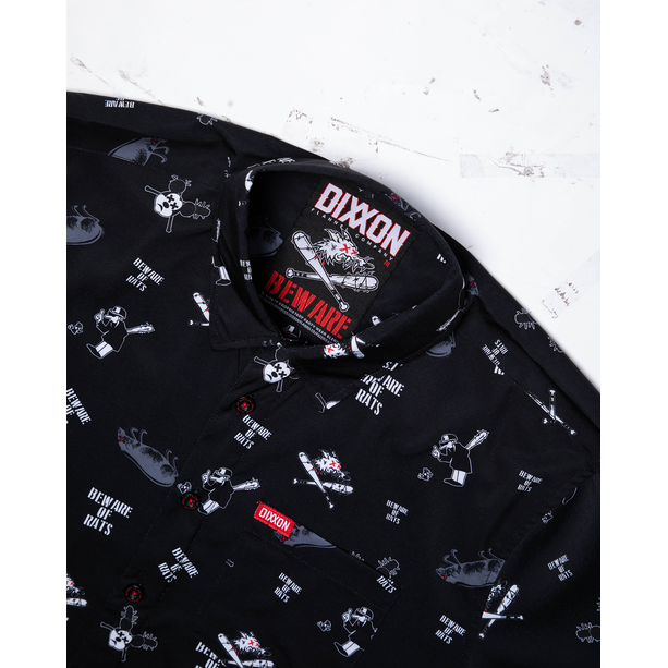 DIXXON FLANNEL BEWARE PARTY SHIRT WITH BAG - WOVEN - Synik Clothing - synikclothing.com