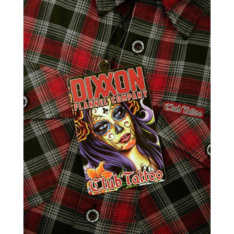 DIXXON-FLANNEL-CLUB-TATTOO-WITH-BAG - FLANNEL - synikclothing.com