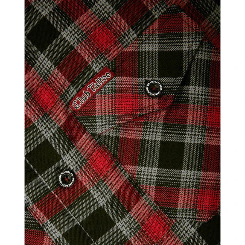 DIXXON-FLANNEL-CLUB-TATTOO-WITH-BAG - FLANNEL - synikclothing.com