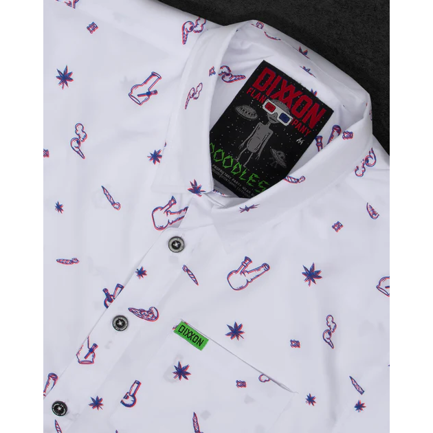 DIXXON-FLANNEL-DOODLES-PARTY-SHIRT-WITH-BAG - General - synikclothing.com