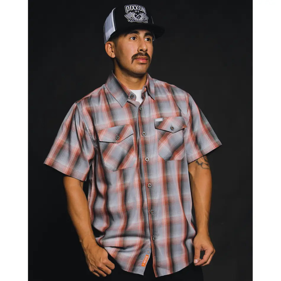 DIXXON FLANNEL DRAGSTRIP BAMBOO SHIRT WITH BAG - BAMBOO - synikclothing.com