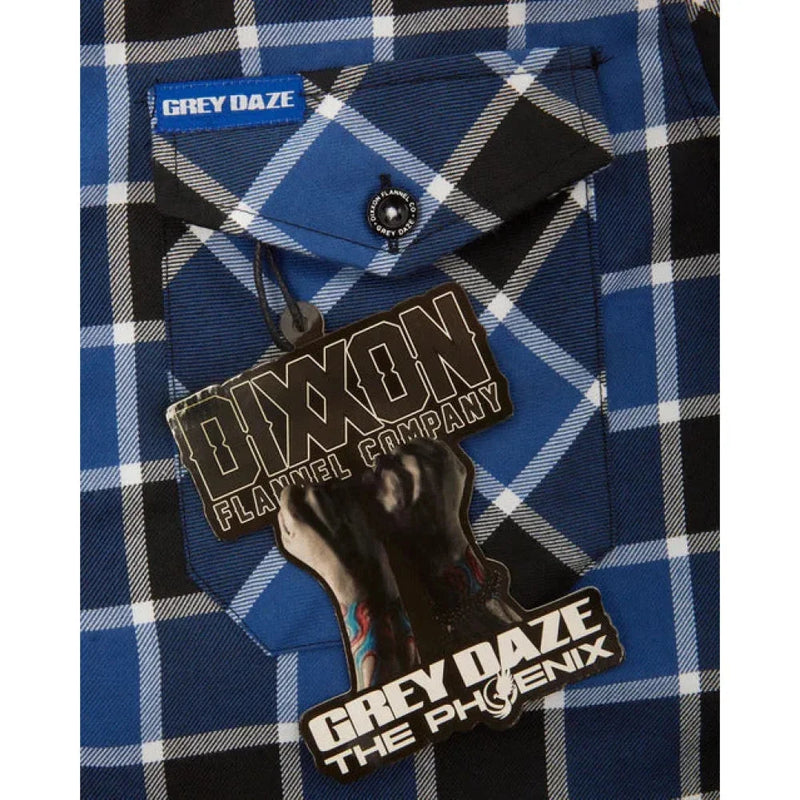 DIXXON-FLANNEL-GREY-DAZE-WITH-BAG - FLANNEL - Synik Clothing - synikclothing.com