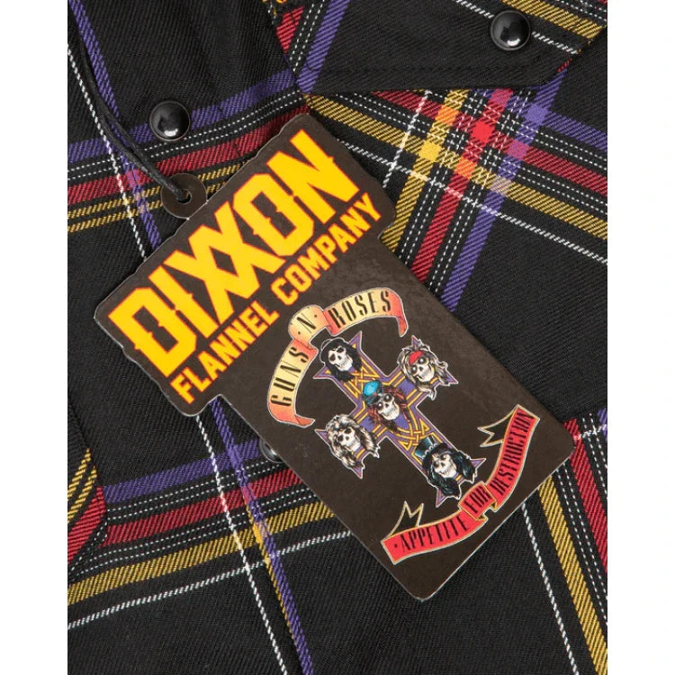 DIXXON-FLANNEL-GUNS-N-ROSES-WITH-BAG - FLANNEL - synikclothing.com