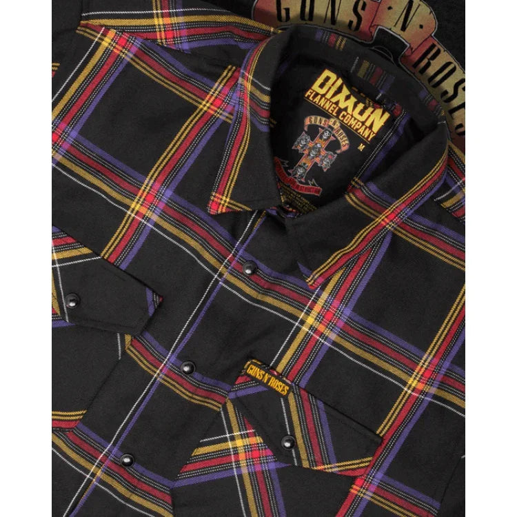 DIXXON-FLANNEL-GUNS-N-ROSES-WITH-BAG - FLANNEL - synikclothing.com