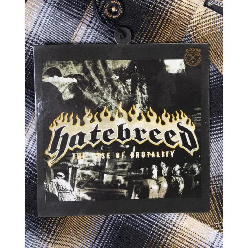 DIXXON-FLANNEL-HATEBREED-RISE-OF-BRUTALITY-WITH-BAG - FLANNEL - synikclothing.com