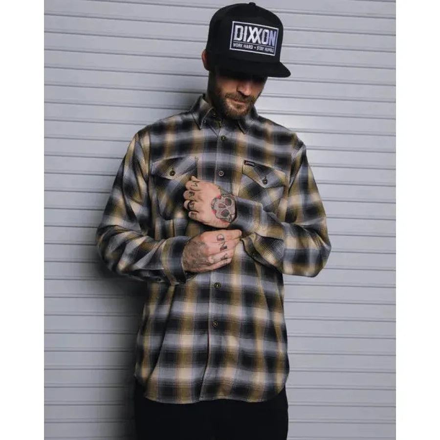 DIXXON-FLANNEL-HATEBREED-RISE-OF-BRUTALITY-WITH-BAG - FLANNEL - synikclothing.com