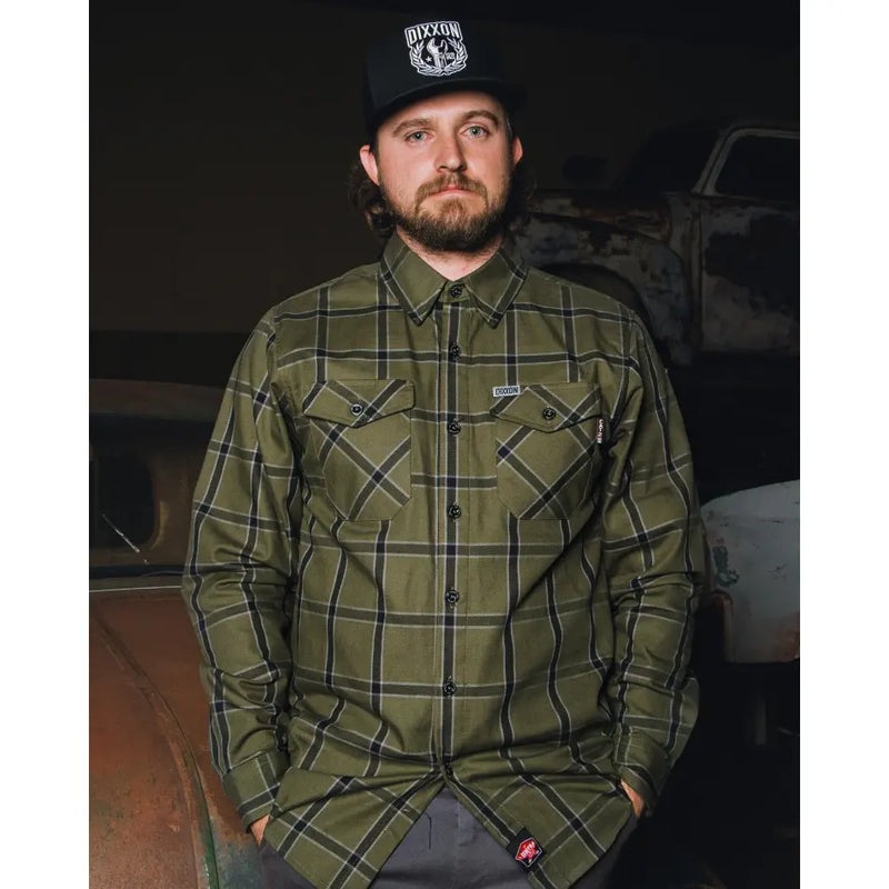 DIXXON FLANNEL HELITACK FR WITH THE BAG - FLANNEL - synikclothing.com