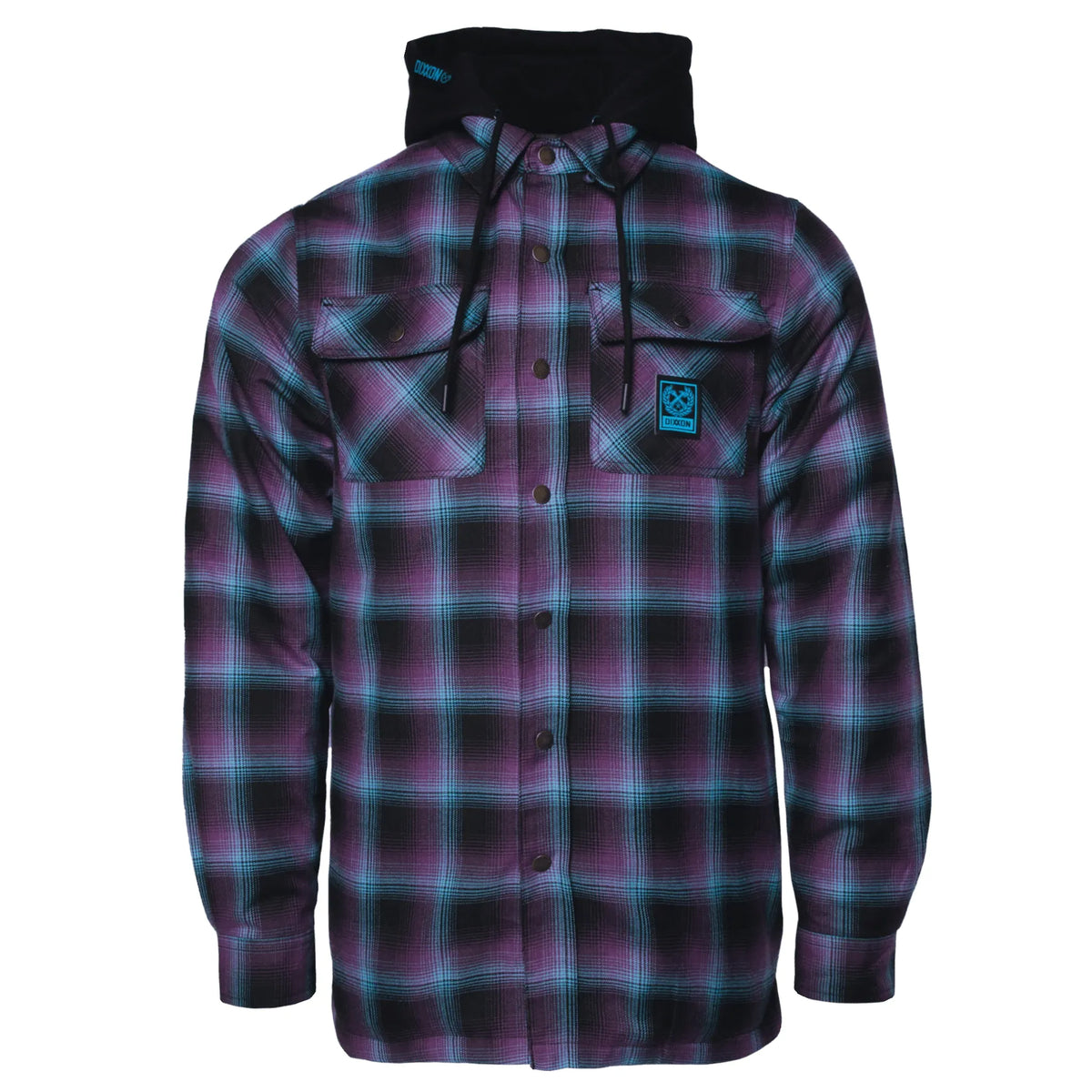 DIXXON-FLANNEL-MYSTIC-HOODED-FLANNEL-JACKET-WITH-BAG - FLANNEL - Synik Clothing - synikclothing.com