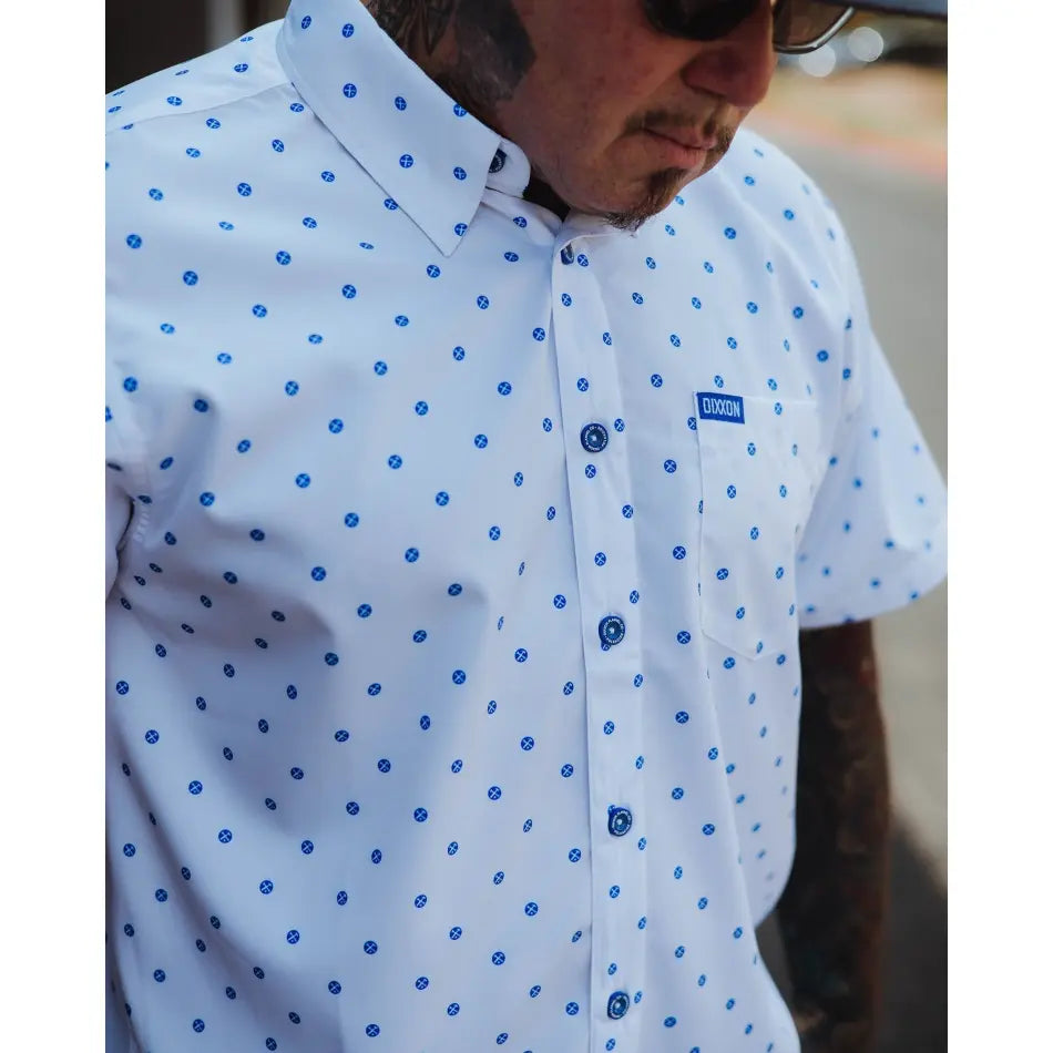 DIXXON FLANNEL POLKACIDE SS PARTY SHIRT - PARTY SHIRT - synikclothing.com