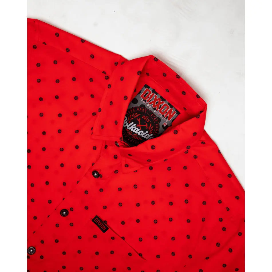 DIXXON FLANNEL POLKACIDE SS PARTY SHIRT - PARTY SHIRT - synikclothing.com