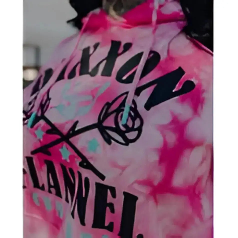 DIXXON-FLANNEL-PULLOVER-HOODIE-ROSE-TIE-DYE-WOMANS - PULLOVER HOODIE - synikclothing.com