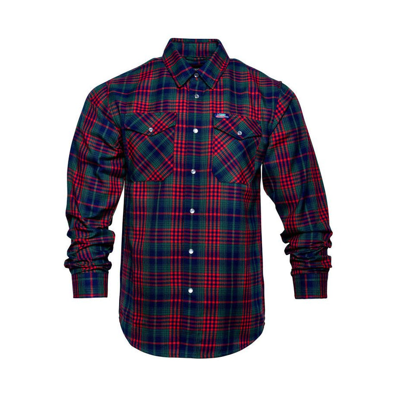 DIXXON-FLANNEL-RED-GREEN-2024-WITH-BAG - FLANNEL - synikclothing.com