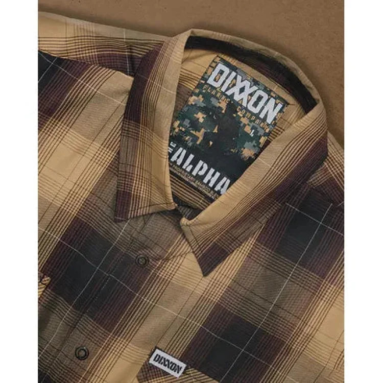 DIXXON-FLANNEL-THE-ALPHA-PARTY-SHIRT-WITH-BAG - SHORT SLEEVE - Synik Clothing - synikclothing.com