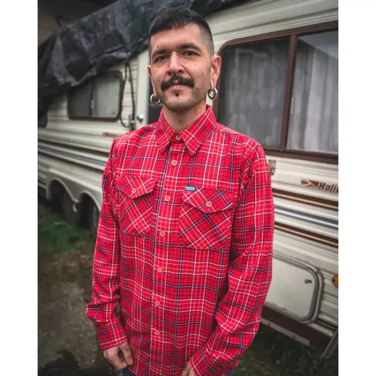 DIXXON-FLANNEL-THE-DIRTE-JOE-DIRT-WITH-BAG - FLANNEL - synikclothing.com