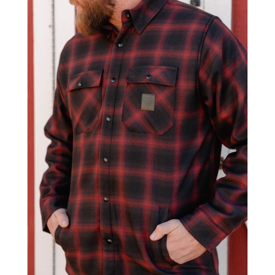 DIXXON-FLANNEL-THE-RESTORATION- SHERPA-WITH-BAG - FLANNEL - synikclothing.com