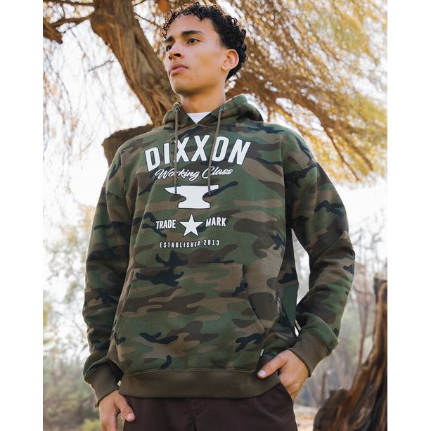 DIXXON-FLANNEL-WORKING-CLASS-HOODIE-CAMO - PULLOVER HOODIE - Synik Clothing - synikclothing.com