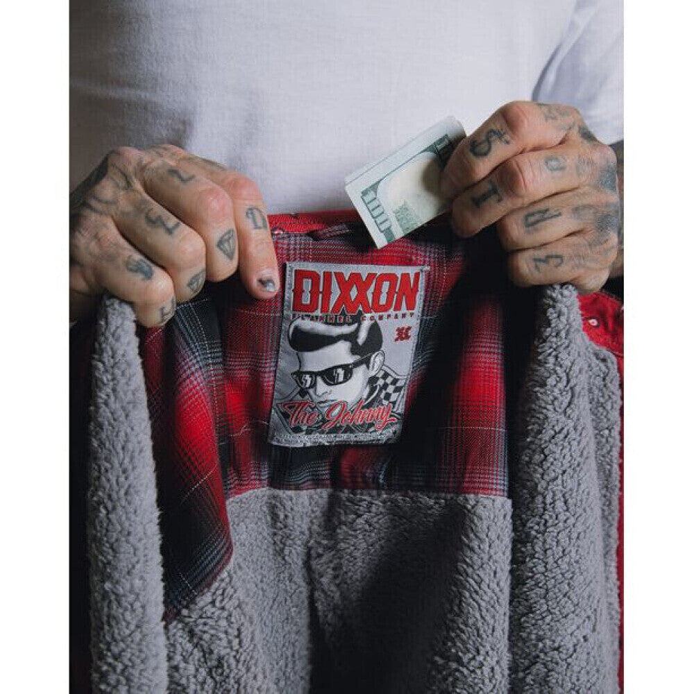 DIXXON-JOHNNY-SHERPA-LINED-FLANNEL-JACKET-MENS - FLANNEL - synikclothing.com