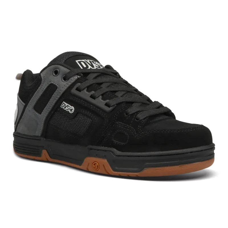 DVS COMANCHE BLACK CHARCOAL GRAY SUEDE - SHOE - Synik Clothing - synikclothing.com