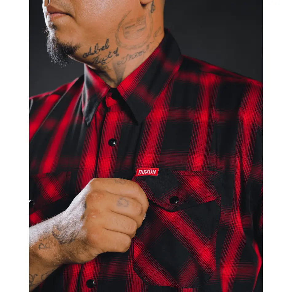 DIXXON FLANNEL EL ROJO LOCO SS BAMBOO - BAMBOO - synikclothing.com