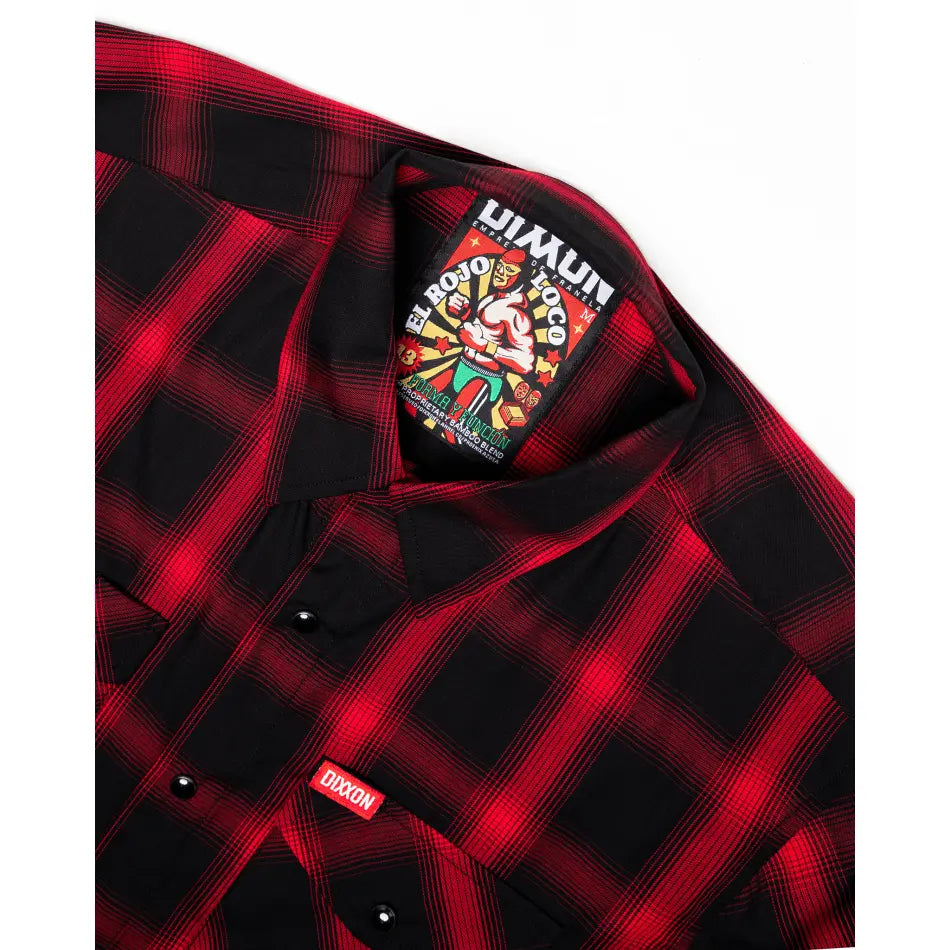 DIXXON FLANNEL EL ROJO LOCO SS BAMBOO - BAMBOO - synikclothing.com