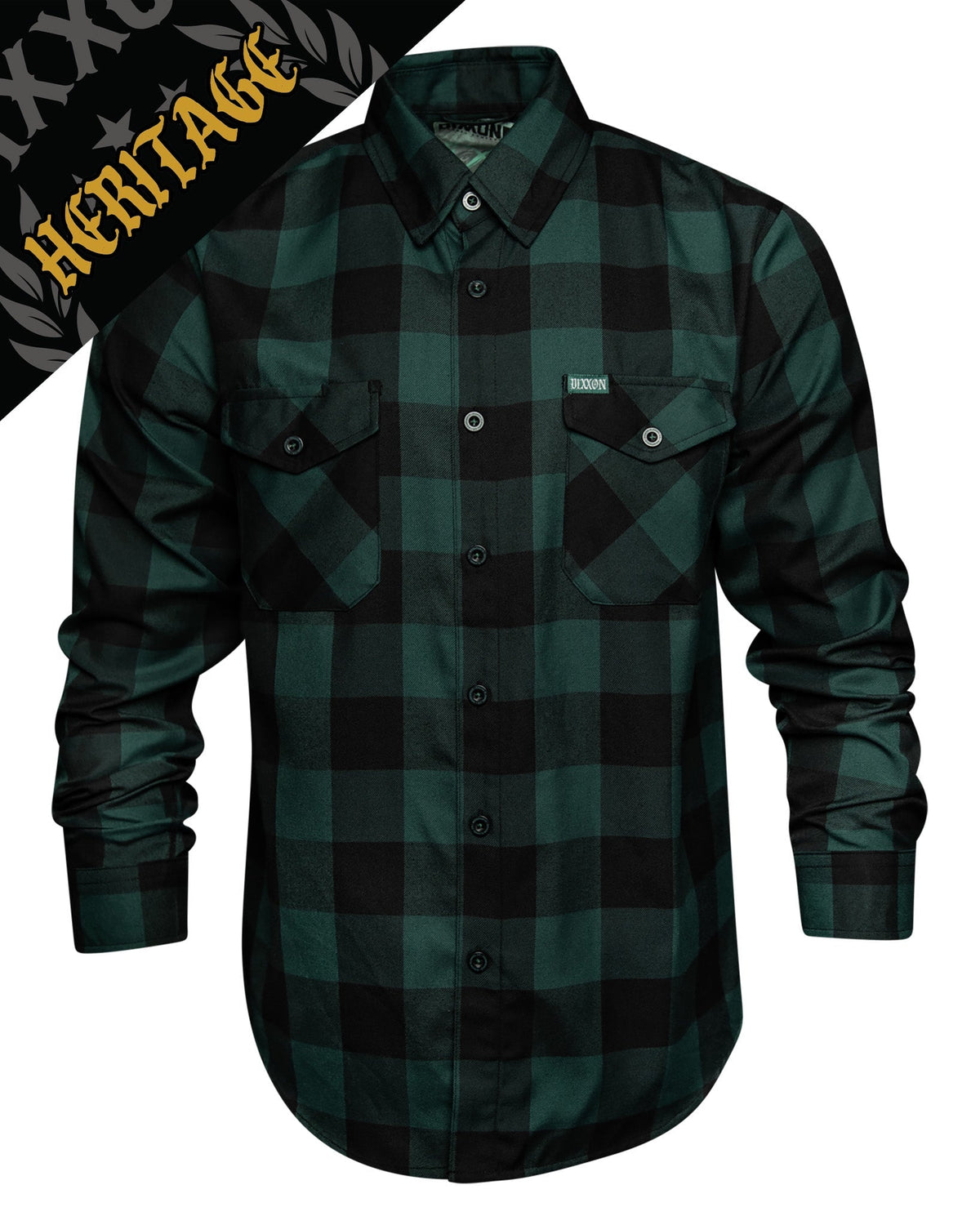 DIXXON EVERGREEN HERITAGE FLANNEL WITH BAG