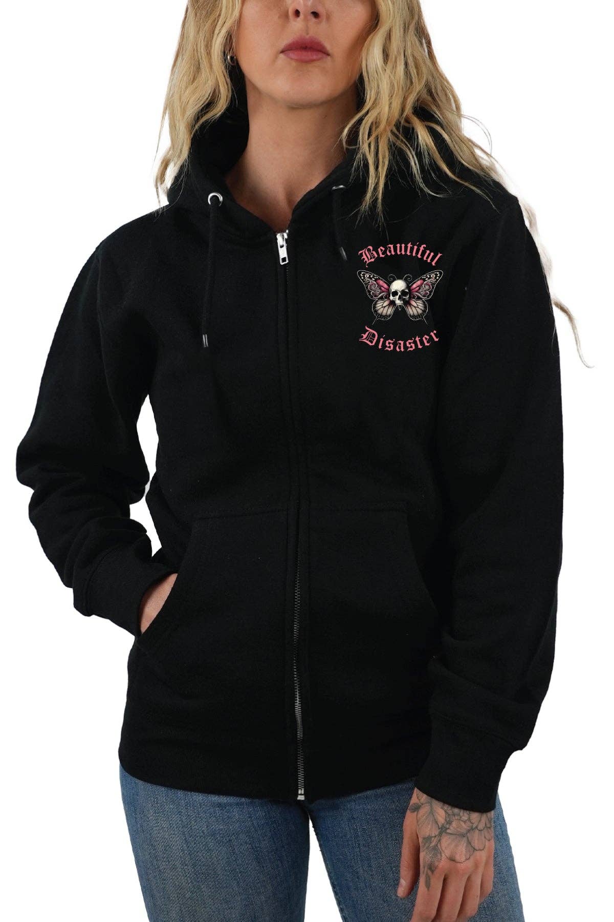 Beautiful Disaster - Keep Going Zip Hoodie