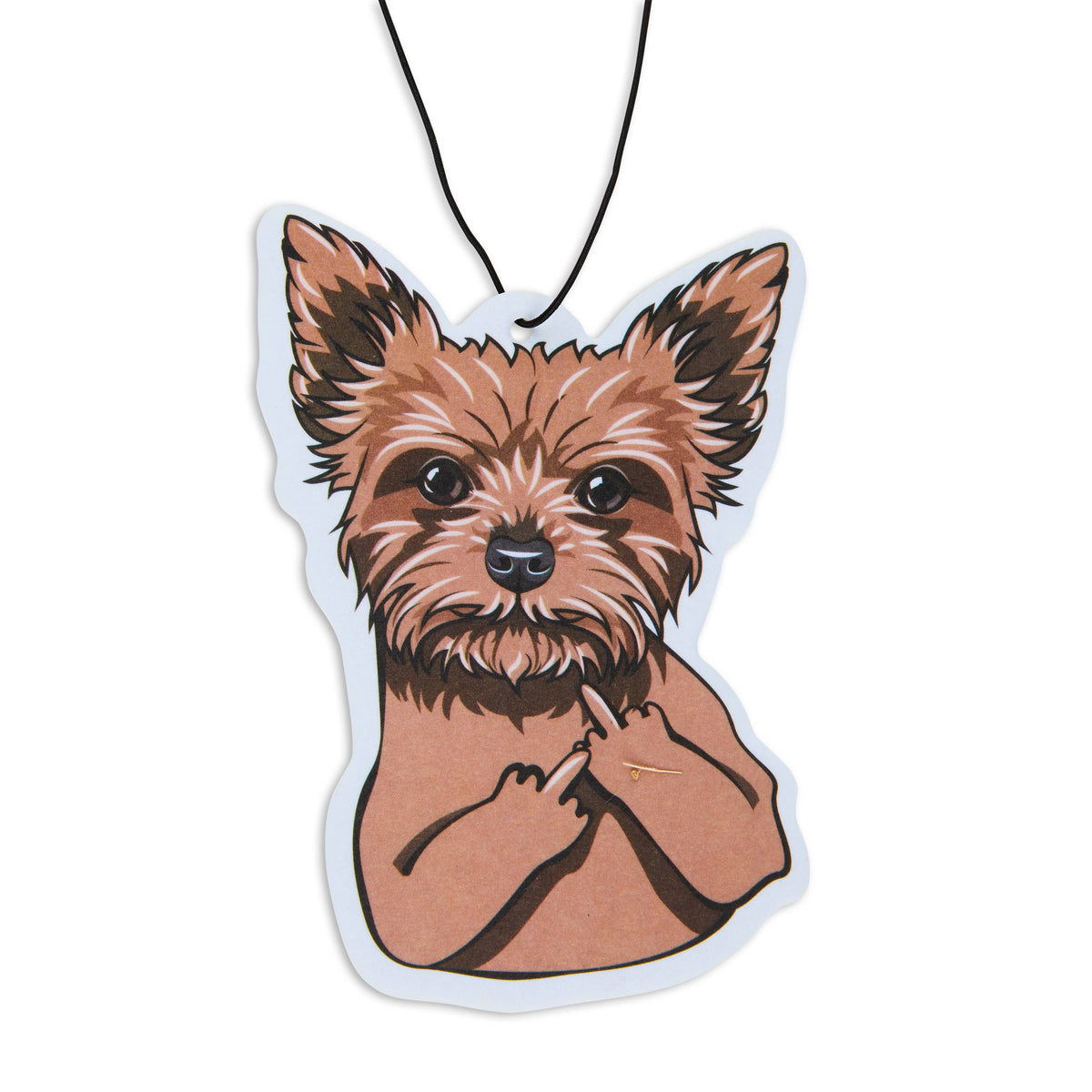 Fresh Fresheners - Yorkie With An Attitude Air Freshener Pack of 12