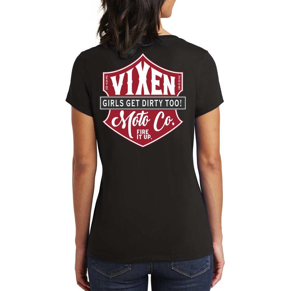 OFF ROAD VIXEN FIRE IT UP V NECK TEE