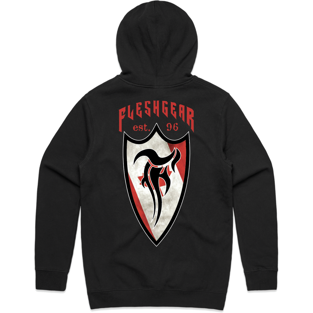 FLESHGEAR-Men's-Knit-Hooded-Pullover-Canadian-Shield - PULLOVER HOODIE - Synik Clothing - synikclothing.com