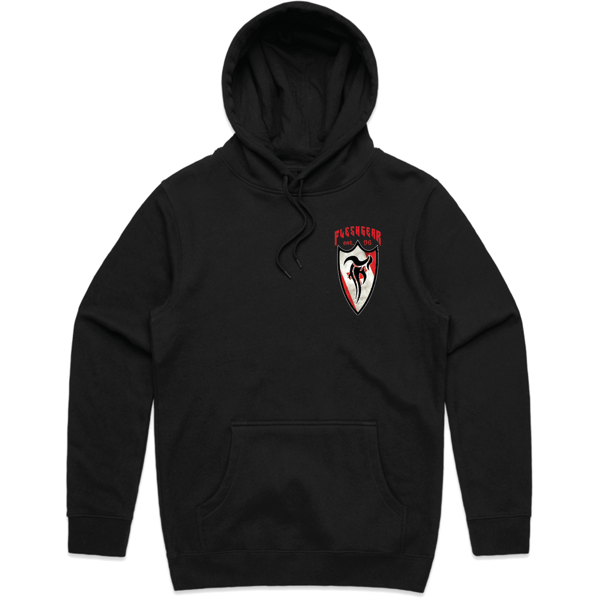 FLESHGEAR-Men's-Knit-Hooded-Pullover-Canadian-Shield - PULLOVER HOODIE - Synik Clothing - synikclothing.com