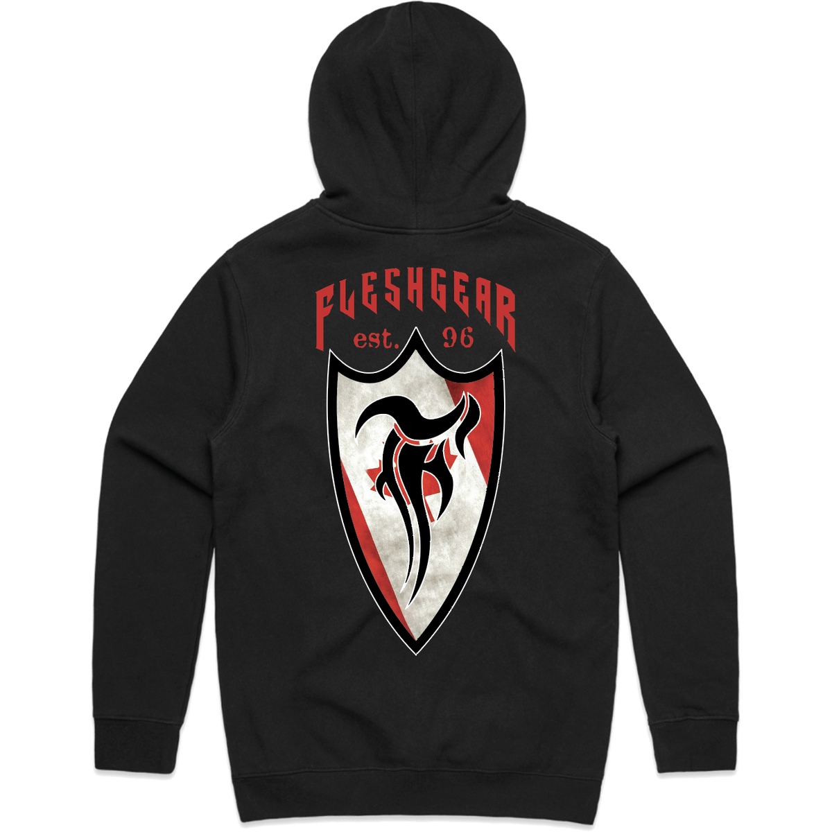 FLESHGEAR-Men's-Knit-Hooded-Pullover-Canadian-Shield - PULLOVER HOODIE - synikclothing.com