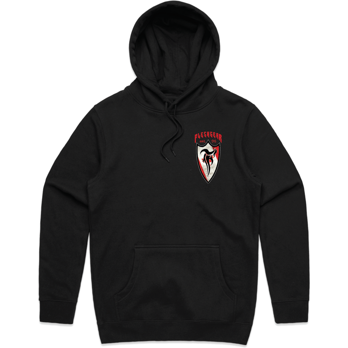 FLESHGEAR-Men's-Knit-Hooded-Pullover-Canadian-Shield - PULLOVER HOODIE - synikclothing.com