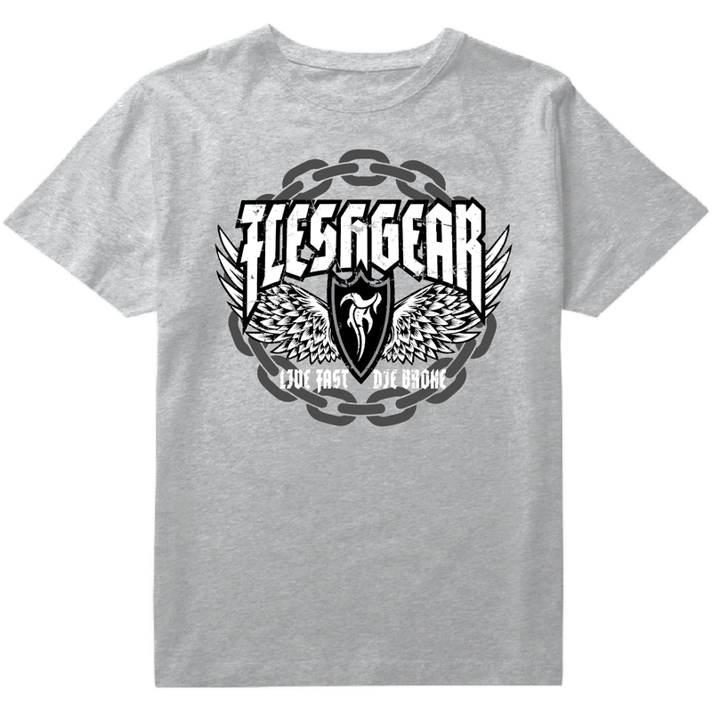 FLESHGEAR-Men's-Knit-S/S-Crew-Tee-Chain - T-SHIRT - Synik Clothing - synikclothing.com