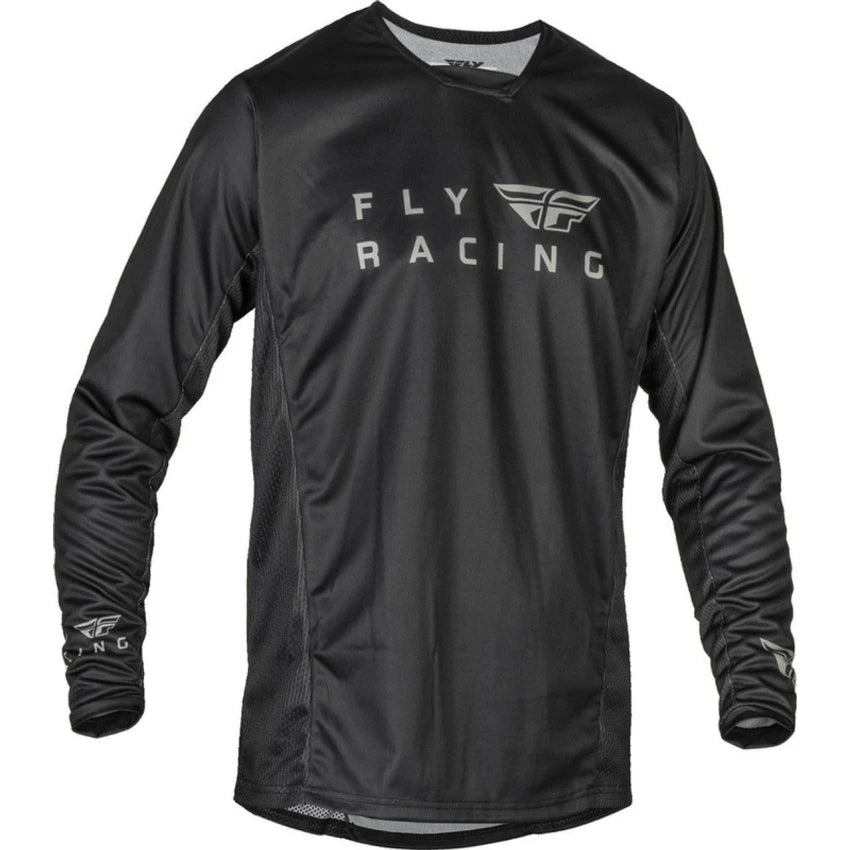 FLY-RACING-RADIUM-BLACK-GREY-JERSEY - Riding Gear - synikclothing.com