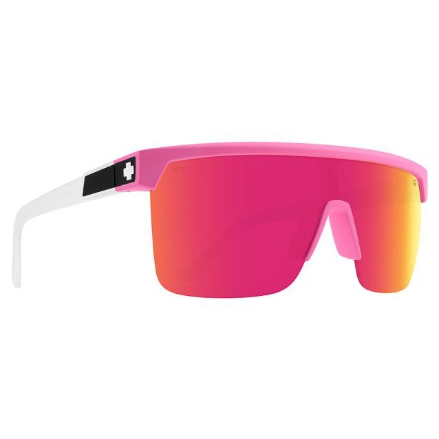 FLYNN-5050-MATTE-PINK-MATTE-TRANSLUCENT-WHITE - SUNGLASS - synikclothing.com