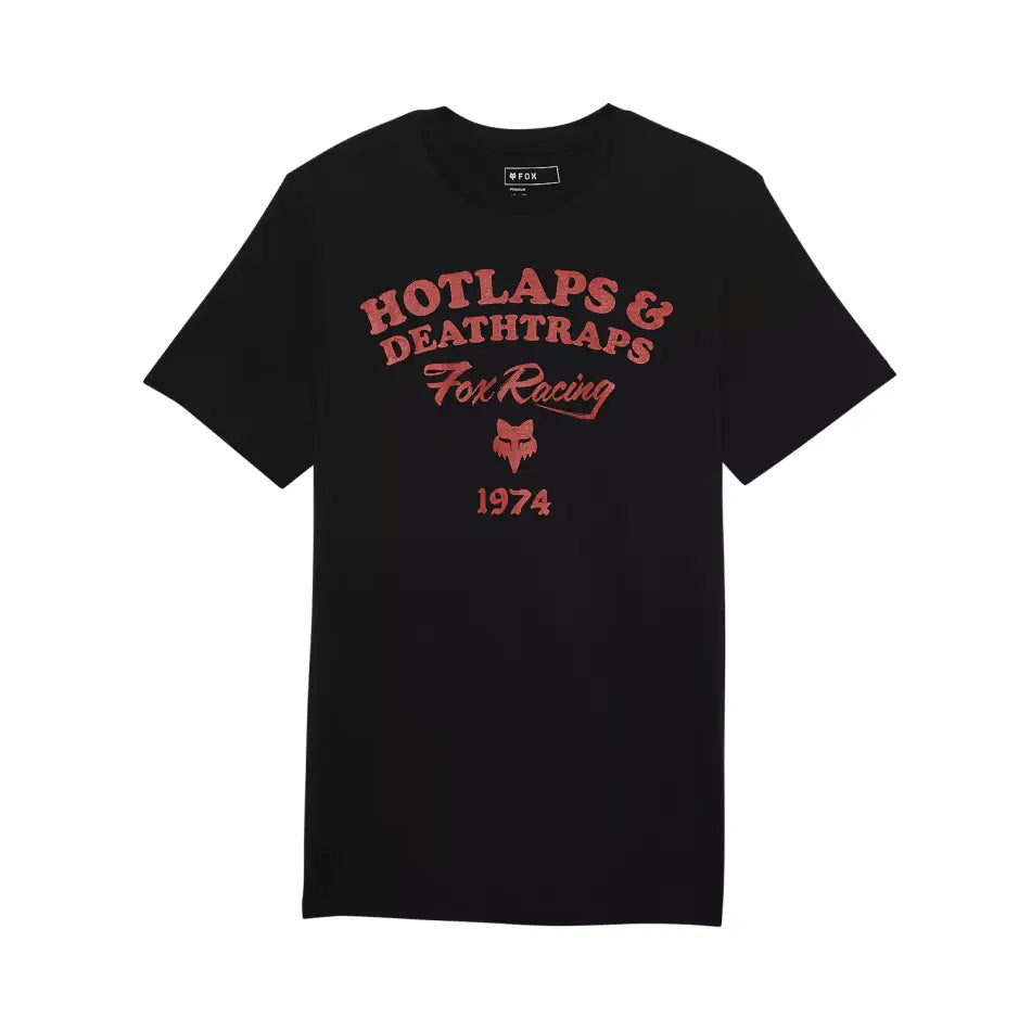 FOX RACING FALL 2024 HOTLAPS SS PREM TEE [BLK] - T-SHIRT - synikclothing.com