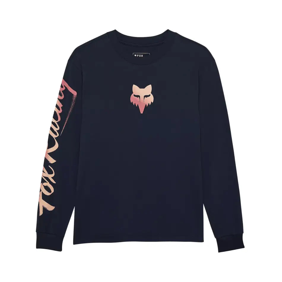 FOX RACING FALL 2024 W SCRIPTED LS TEE [MDNT] - LONGSLEEVE - synikclothing.com