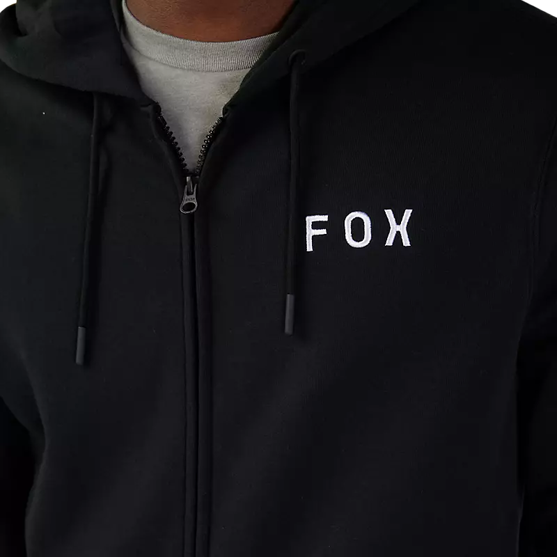 FOX RACING FLORA FLEECE ZIP [BLK] - ZIP HOODIE - Synik Clothing - synikclothing.com